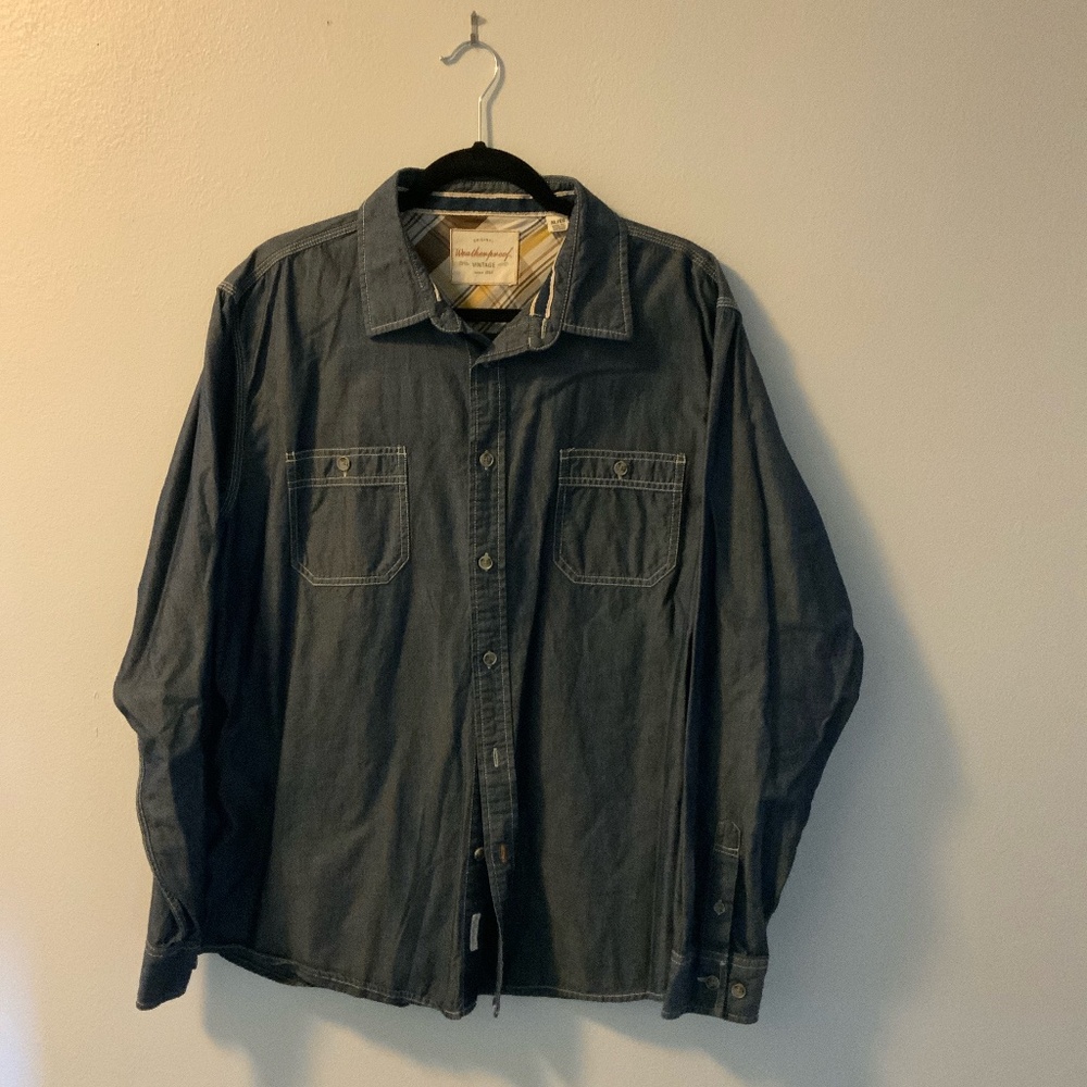 Weatherproof Men’s XL Denim Shirt